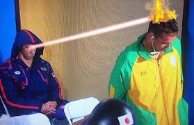 Michael Phelps laser