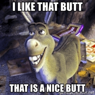 donkey butt